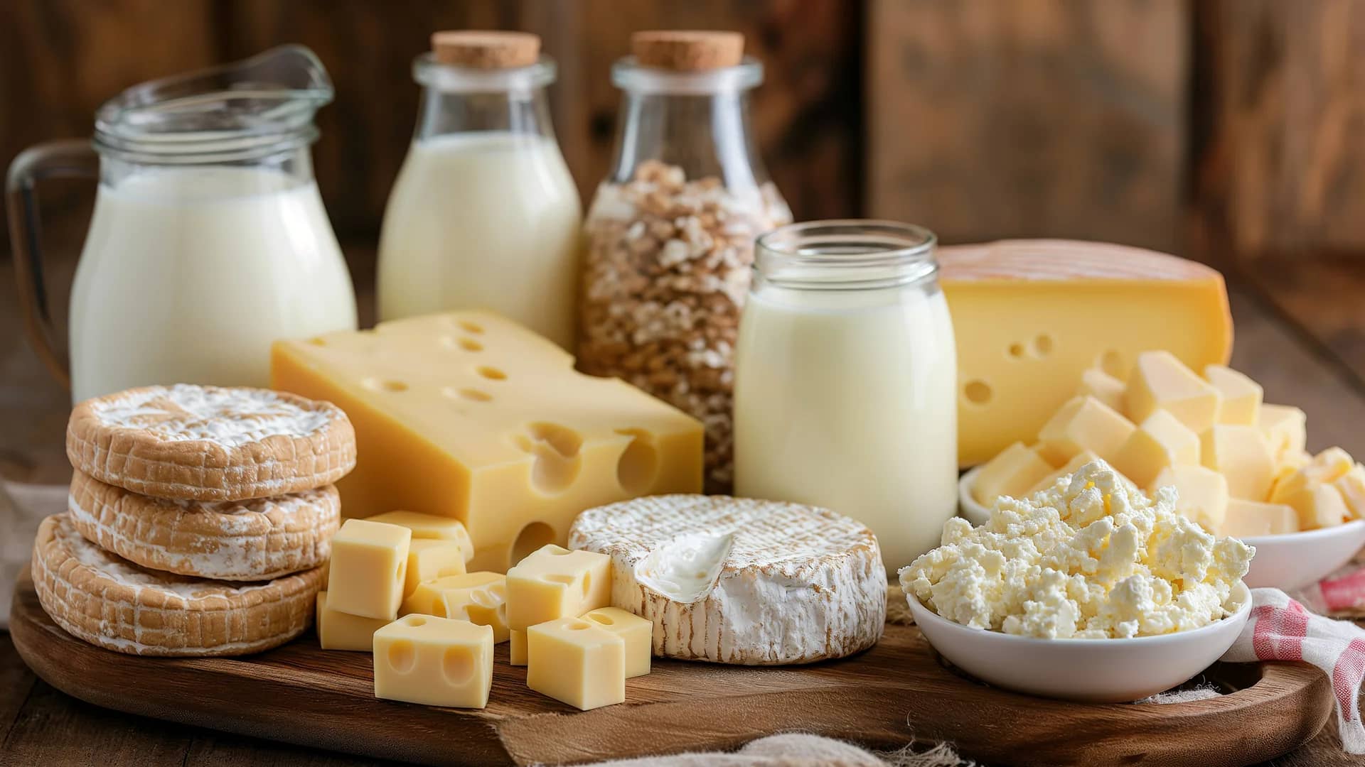 Composition of dairy products.