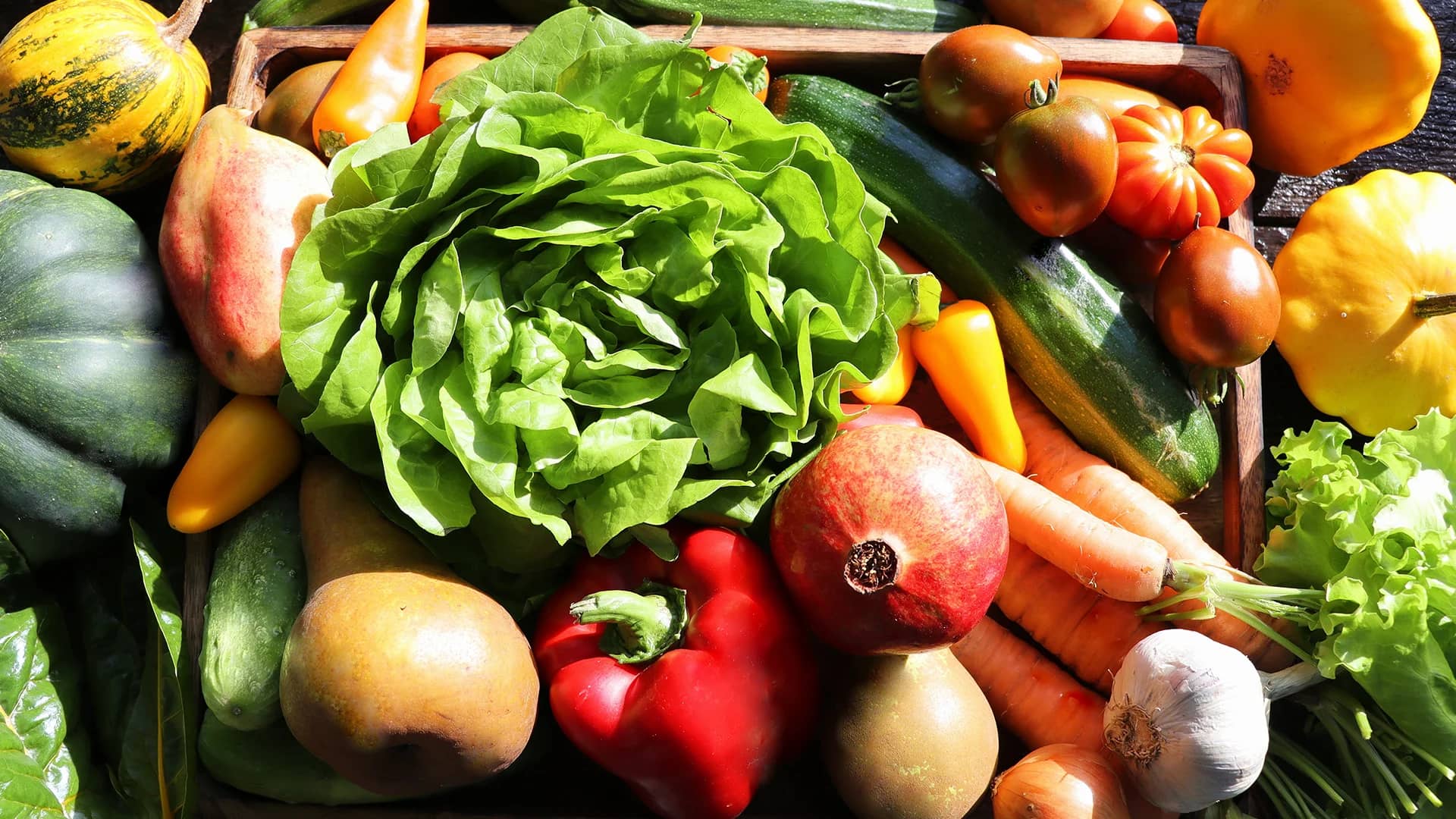 Composition of fruits and vegetables